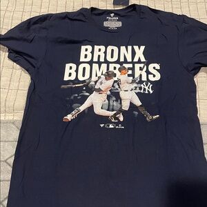 Fanatics Navy Yankees Bronx Bombers Graphic Tee